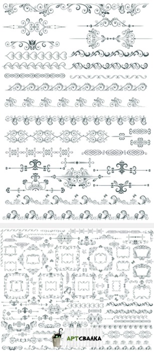 Коллекция орнамента для чпу | Collection of ornaments for CNC